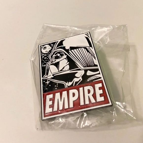 Star Wars Empire Enamel Metal Pin Double  Rubber Backing - Picture 2 of 9